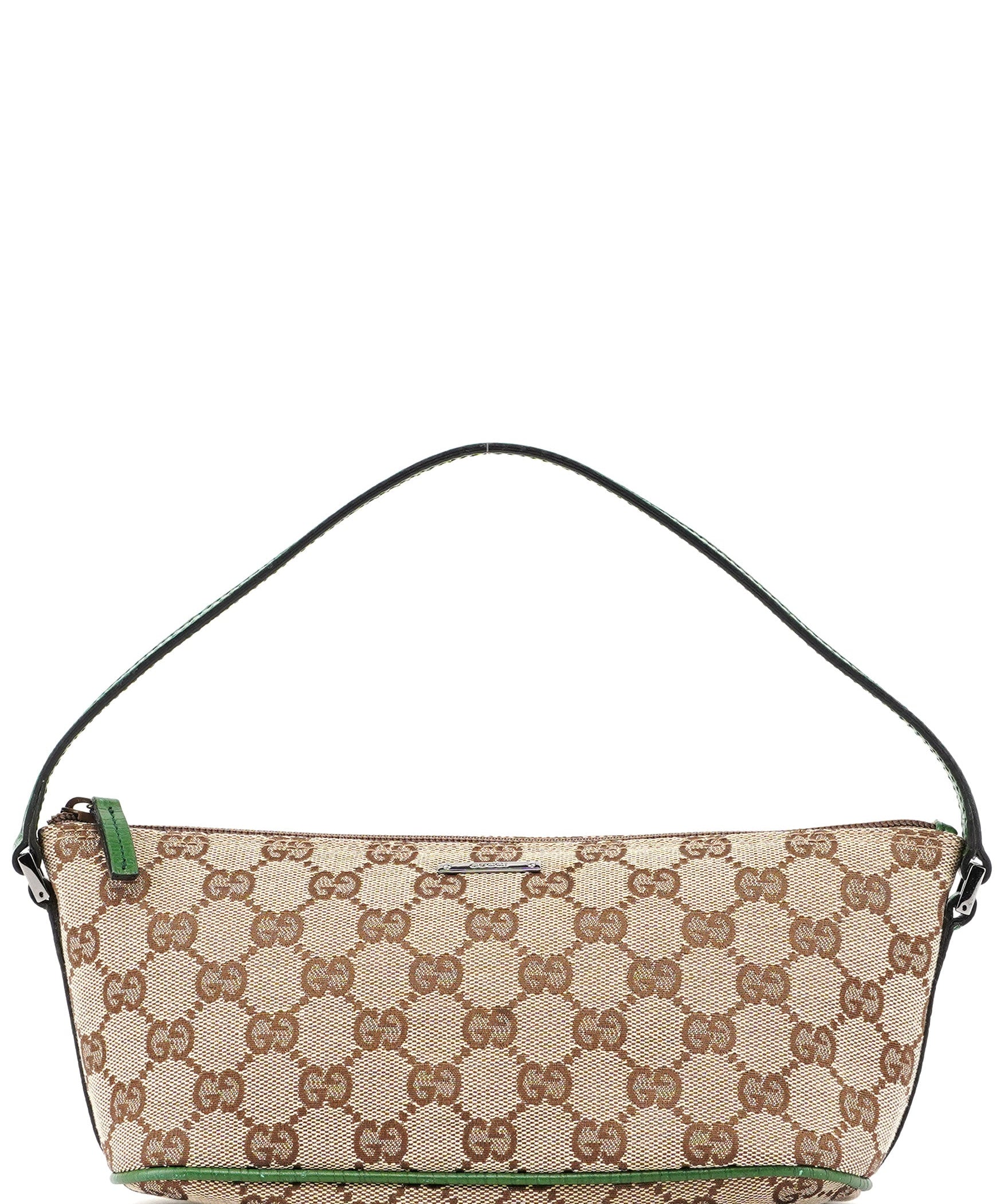 Gucci 07198 Beige Green GG Boat