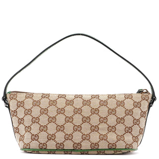 Gucci 07198 Beige Green GG Boat