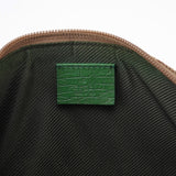 Gucci 07198 Beige Green GG Boat Pochette