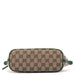 Gucci 07198 Beige Green GG Boat Pochette