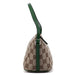 Gucci 07198 Beige Green GG Boat Pochette