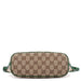 Gucci 07198 Beige Green GG Boat Pochette