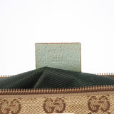 Gucci 07198 Beige Light Blue GG Boat Pochette