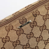 Gucci 07198 Beige Light Blue GG Boat Pochette
