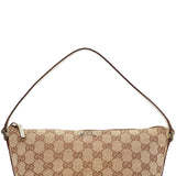 Gucci 07198 Beige Light Blue GG Boat Pochette