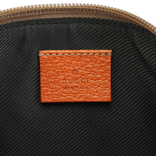 Gucci 07198 Beige Light Brown GG Boat Pochette