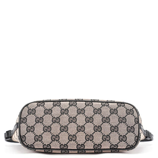 Gucci 07198 Beige Matte Black GG Boat Pochette