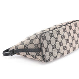 Gucci 07198 Beige Matte Black GG Boat Pochette