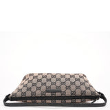 Gucci 07198 Beige Matte Black GG Boat Pochette