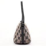 Gucci 07198 Beige Matte Black GG Boat Pochette