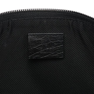 Gucci 07198 Beige Matte Black GG Boat Pochette