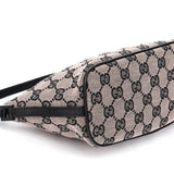 Gucci 07198 Beige Matte Black GG Boat Pochette