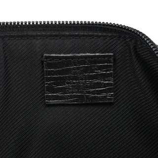 Gucci 07198 Beige Matte Black GG Boat Pochette