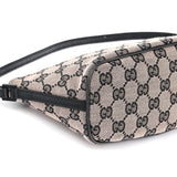 Gucci 07198 Beige Matte Black GG Boat Pochette