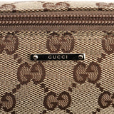 Gucci 07198 Beige Navy GG Boat Pochette