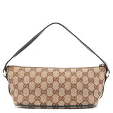 Gucci 07198 Beige Navy GG Boat Pochette