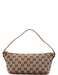 Gucci 07198 Beige Orange GG Boat Pochette