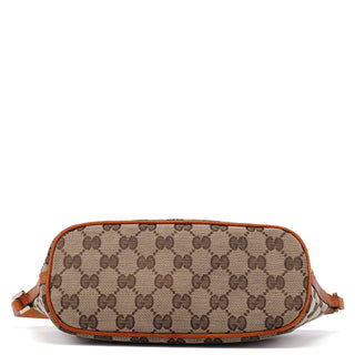 Gucci 07198 Beige Orange GG Boat Pochette