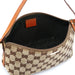 Gucci 07198 Beige Orange GG Boat Pochette