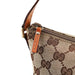 Gucci 07198 Beige Orange GG Boat Pochette