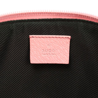 Gucci 07198 Beige Pink GG Boat Pochette