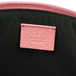 Gucci 07198 Beige Pink GG Boat Pochette