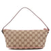 Gucci 07198 Beige Pink GG Boat Pochette