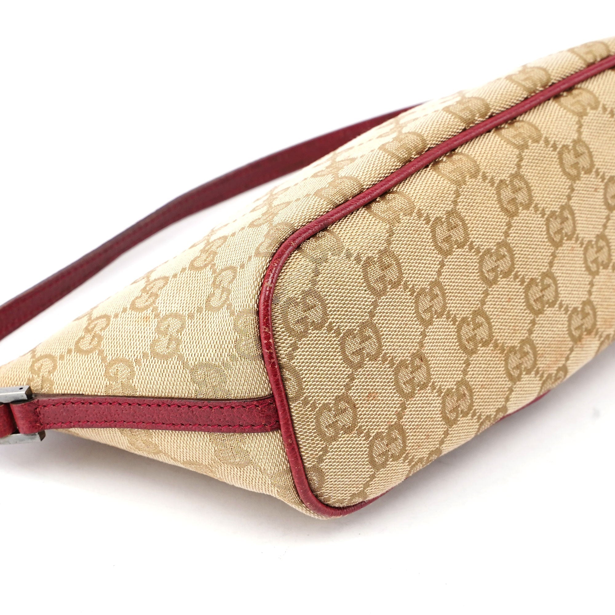 Gucci 07198 Beige Red GG Boat