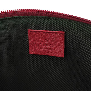 Gucci 07198 Beige Red GG Boat Pochette
