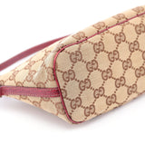 Gucci 07198 GG Boat Pochette in Beige und Rot