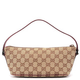 Gucci 07198 GG Boat Pochette in Beige und Rot