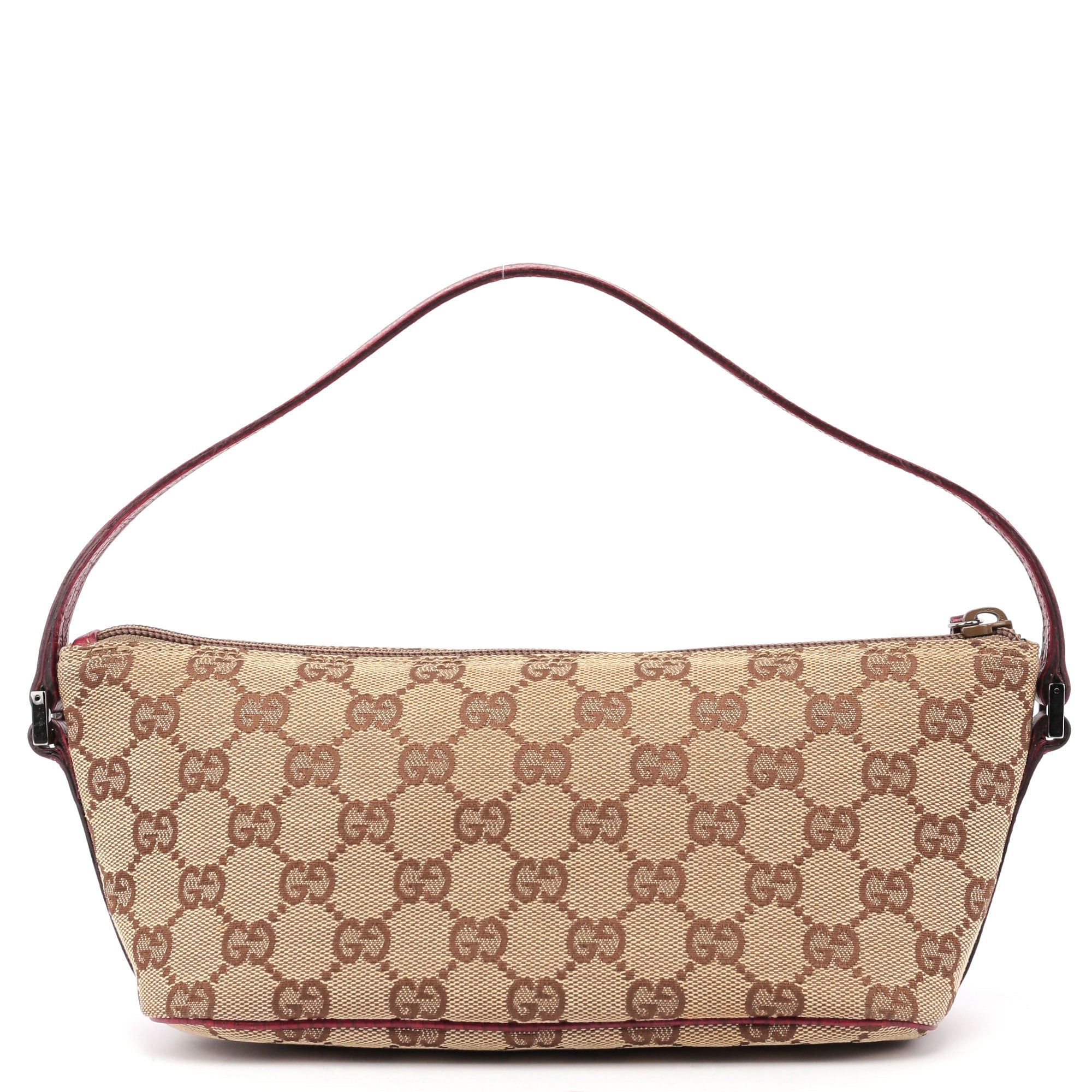 Gucci 07198 GG Boat Pochette in Beige und Rot