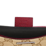 Gucci 07198 Beige Red GG Boat Pochette