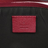Gucci 07198 Beige Red GG Boat Pochette