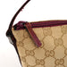 Gucci 07198 Beige Red GG Boat Pochette