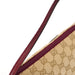 Gucci 07198 Beige Red GG Boat Pochette