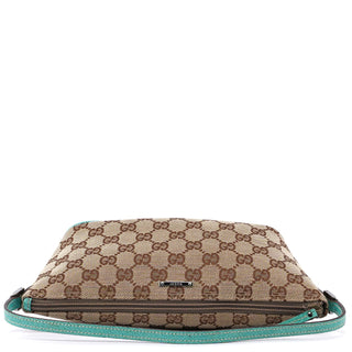 Gucci 07198 Beige Turquoise GG Boat