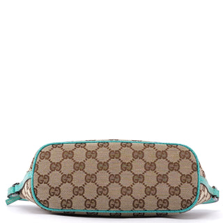 Gucci 07198 Beige Turquoise GG Boat