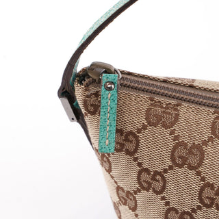 Gucci 07198 Beige Turquoise GG Boat