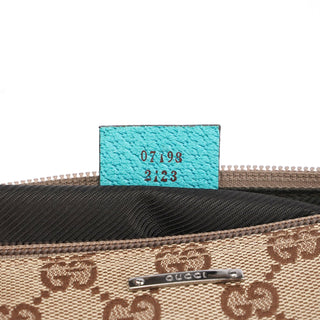 Gucci 07198 Beige Turquoise GG Boat