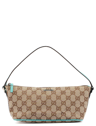 Gucci 07198 Beige Turquoise GG Boat