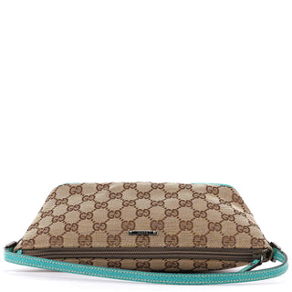 Gucci 07198 Beige Turquoise GG Boat