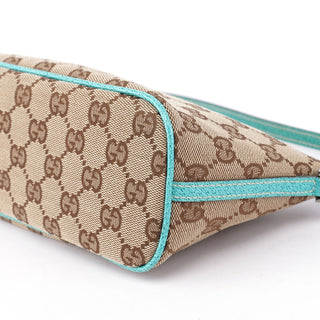 Gucci 07198 Beige Turquoise GG Boat