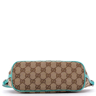 Gucci 07198 Beige Turquoise GG Boat