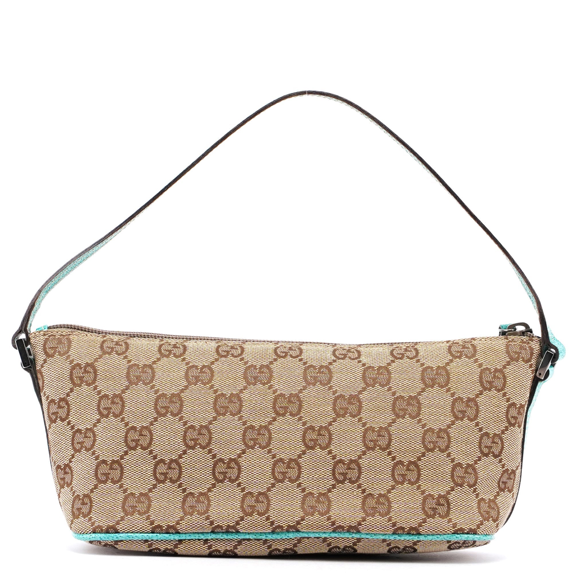 Gucci 07198 Beige Turquoise GG Boat