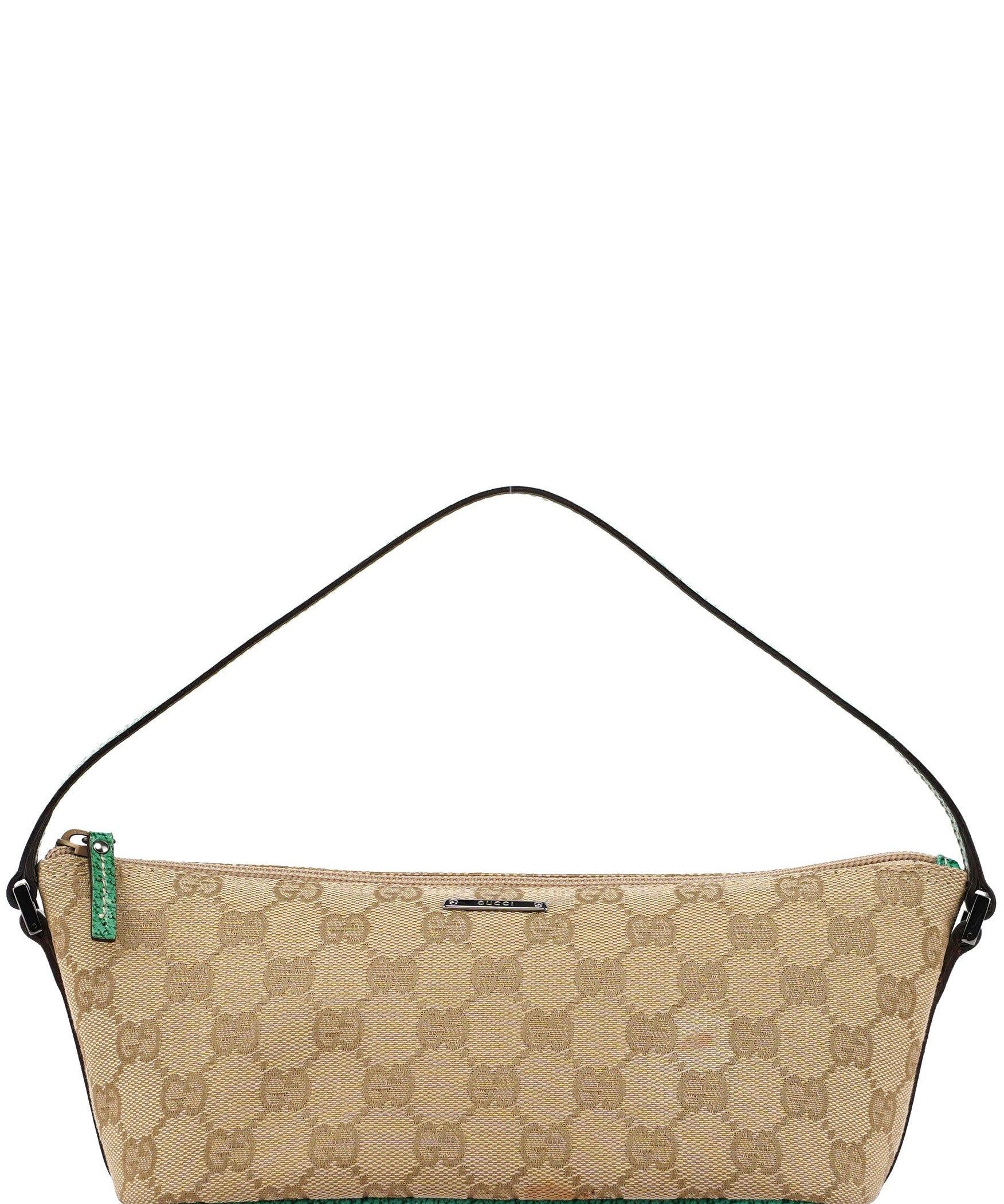 Gucci 07198 Beige Turquoise GG Boat