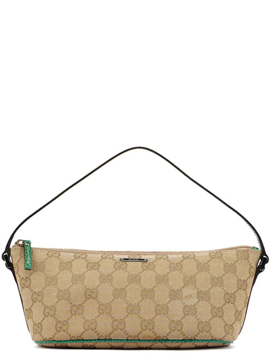 Gucci 07198 Beige Turquoise GG Boat