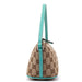 Gucci 07198 Beige Turquoise GG Boat