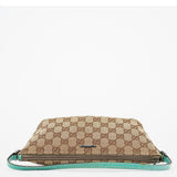 Gucci 07198 Beige Turquoise GG Boat Pochette
