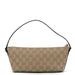 Gucci 07198 Beige Turquoise GG Boat Pochette